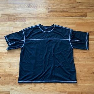 Oversized casual black shirt